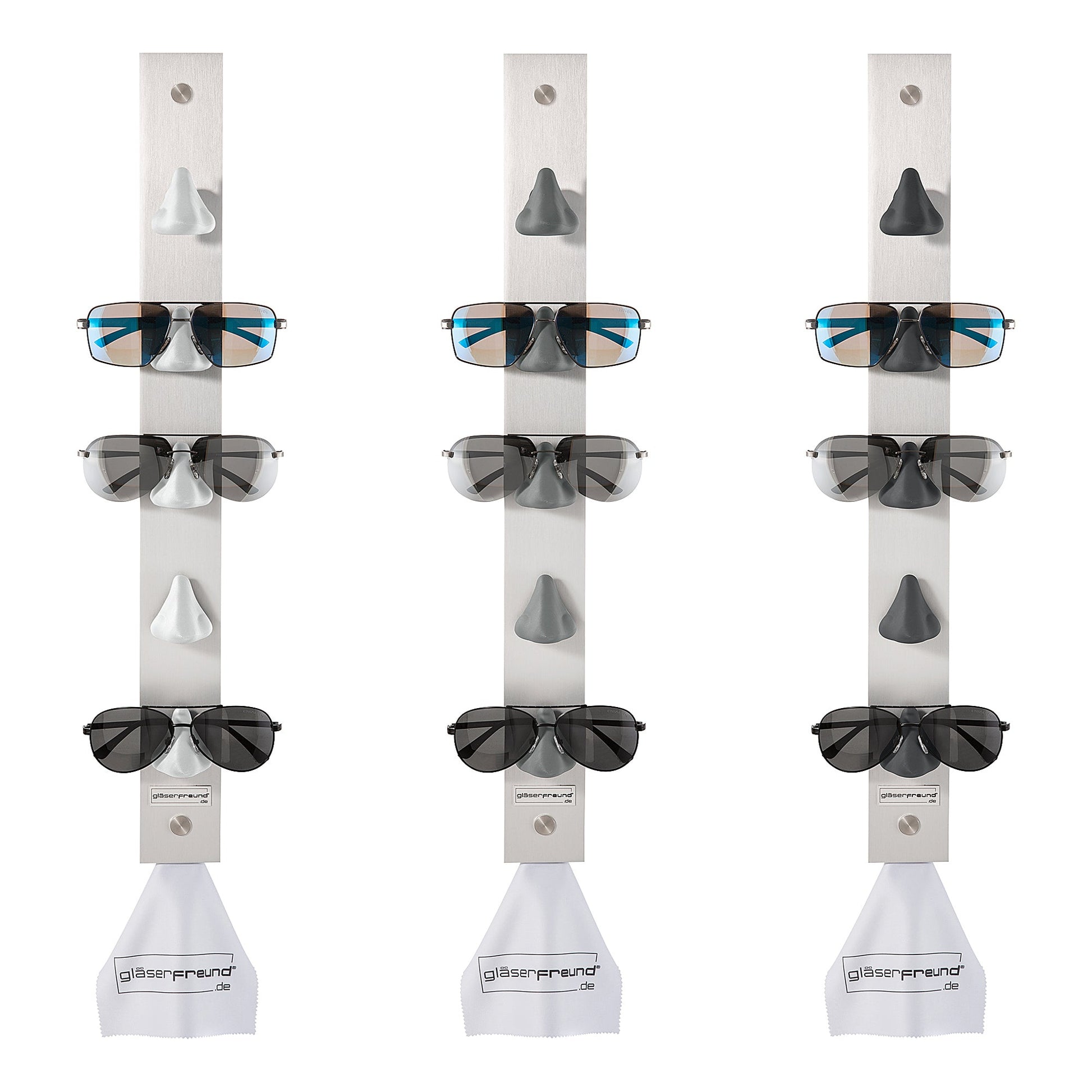 Calvin Brillenorganizer aus Alu für fünf Brillen – gläserfreund®
