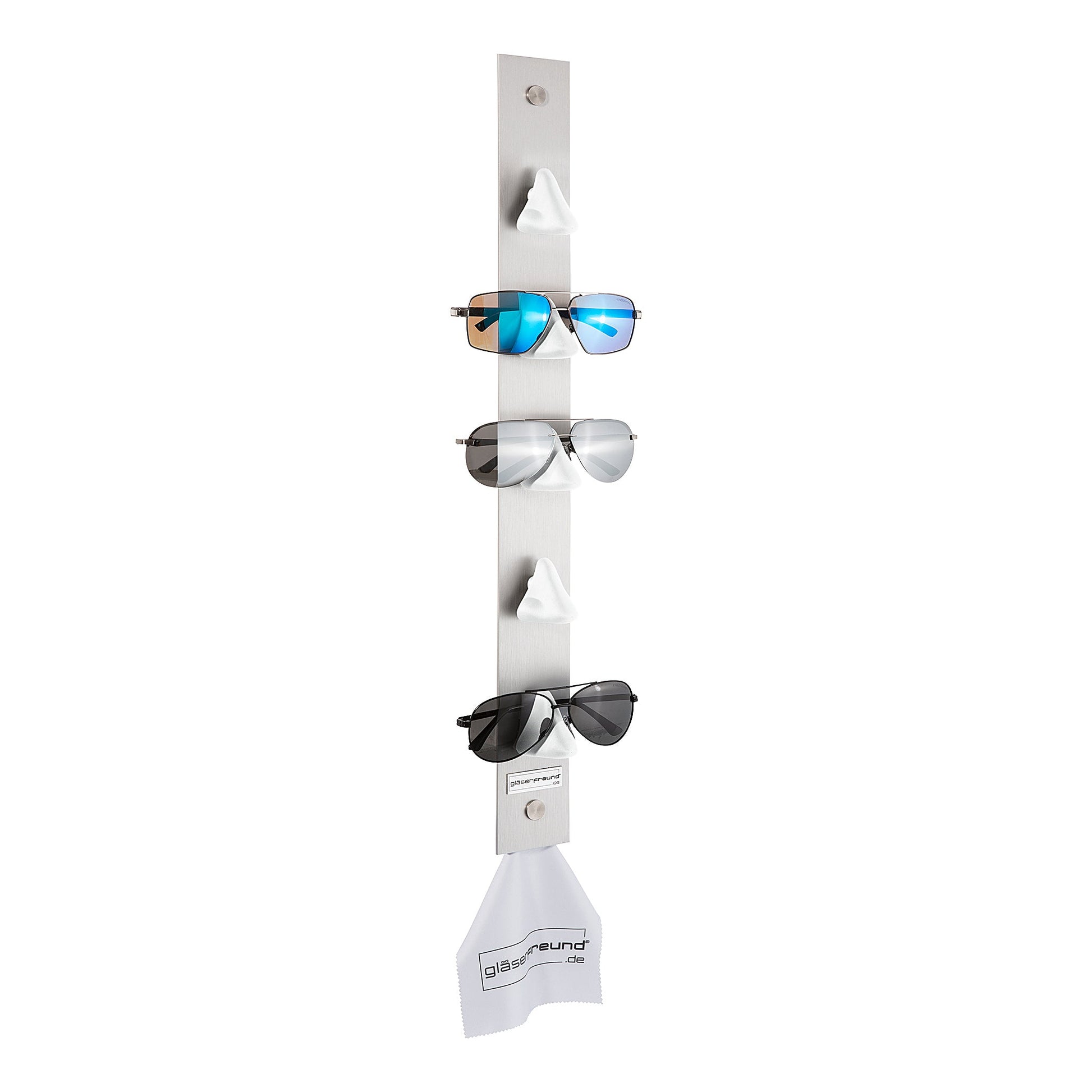 KSURTW 4 Stücke Brillenhalter - kurzer Brillenständer Wandmontage,  Sonnenbrillen Organizer/Brillenaufbewahrung zum Aufhängen der Brille,  Brillen-Display, Weiß : : Küche, Haushalt & Wohnen